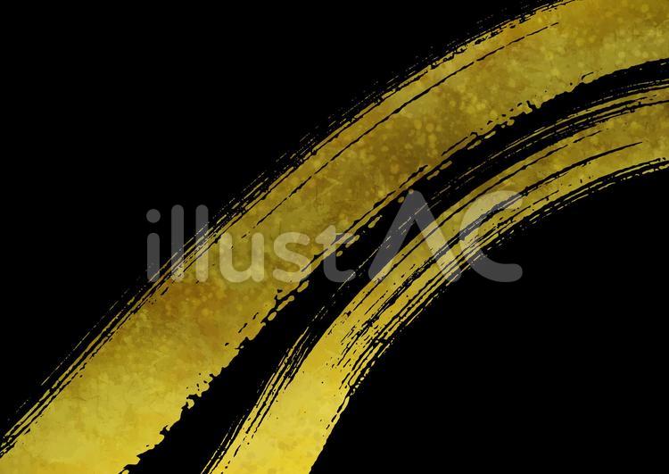 金筆書き黒背景イラスト - No: 22857806｜無料イラスト・フリー素材