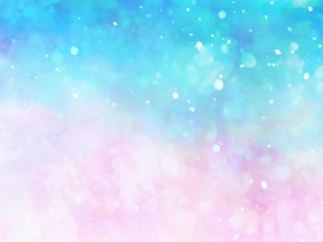 ピンクと水色のキラキラグラデーション背景イラスト - No: 2423707