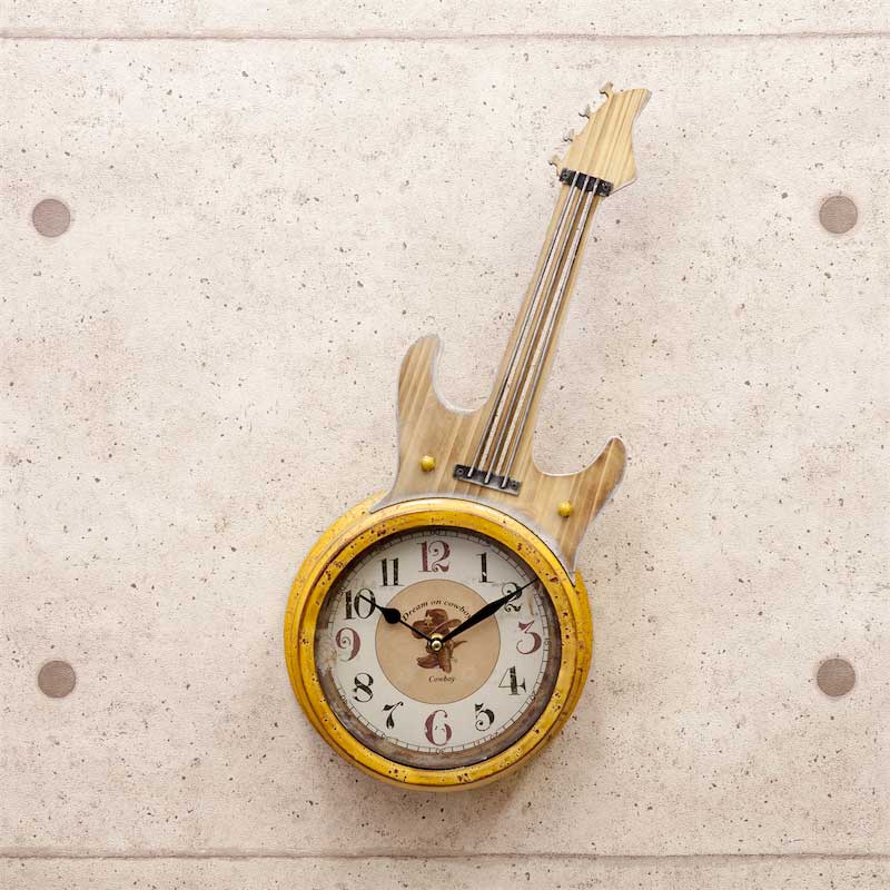 楽天市場】ギター（置き時計・掛け時計｜インテリア・寝具・収納）の通販