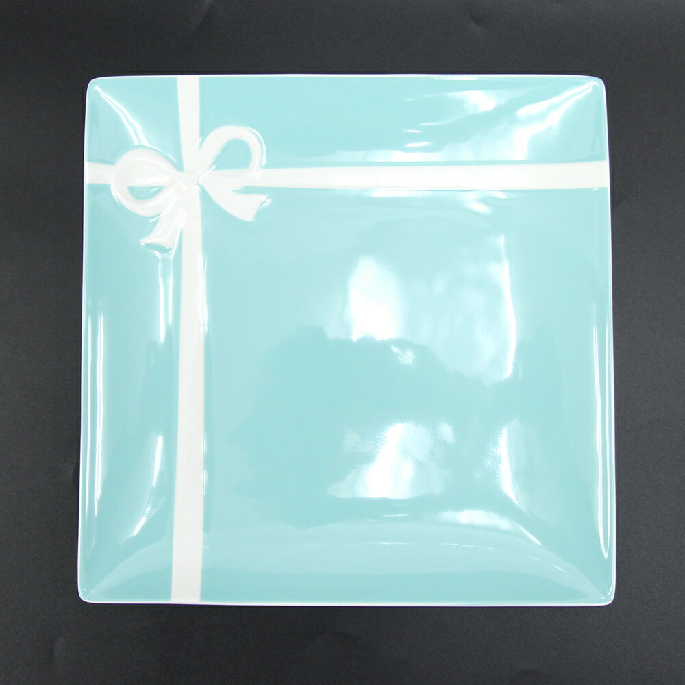 楽天市場】ティファニー ブルー ボウ デザート プレートの通販