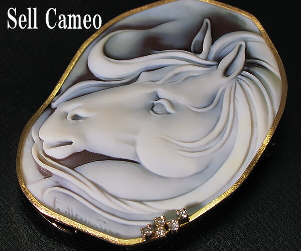 楽天市場】カメオ 馬（カメオ｜レディースジュエリー・アクセサリー