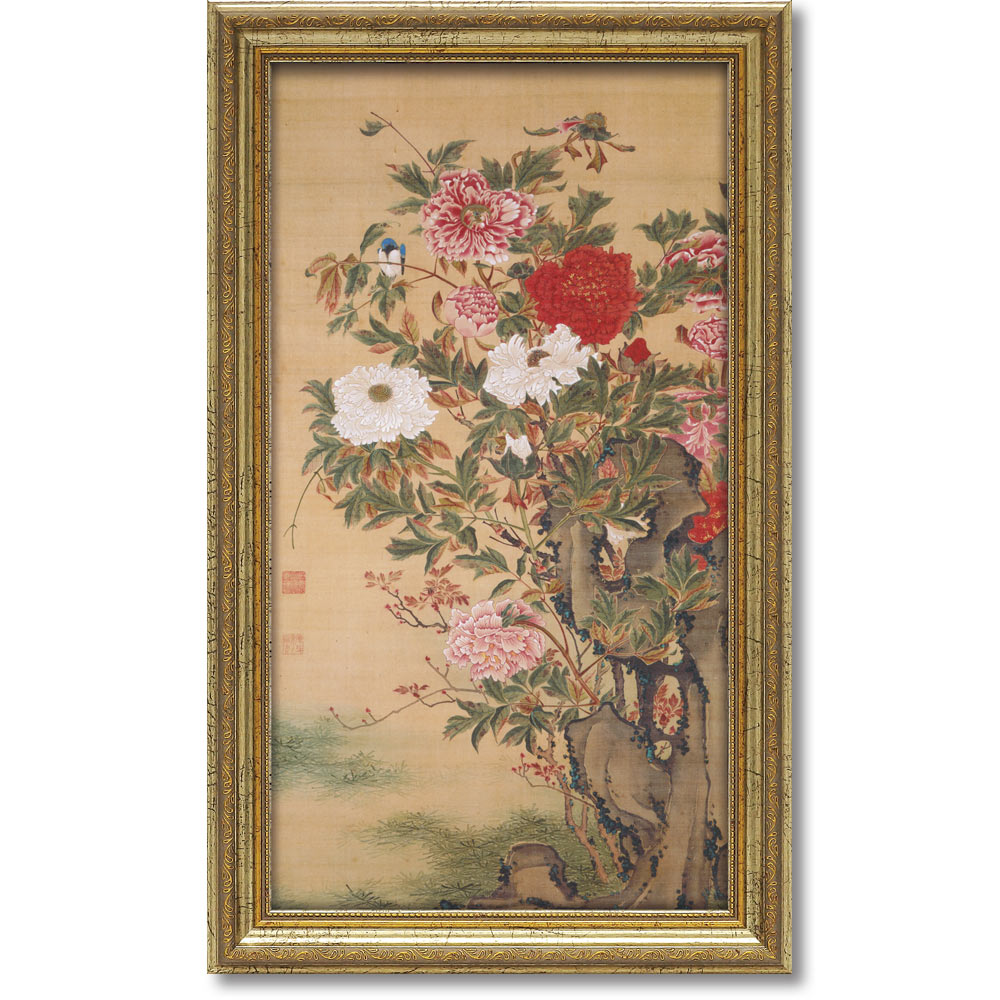 楽天市場】牡丹 日本画（日本画｜絵画）：アート・美術品・骨董品