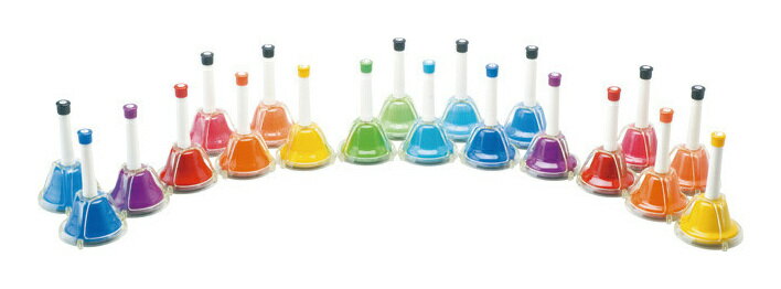 楽天市場】kc ミュージックベル (ハンドベル) 20音 セット mb－20k／mu