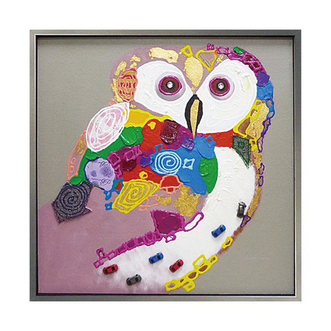 楽天市場】オウム（油彩画｜絵画）：アート・美術品・骨董品・民芸品