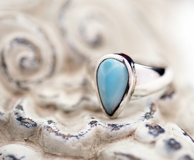 楽天市場】【お買い物マラソンクーポン】 ラリマー シルバー リング