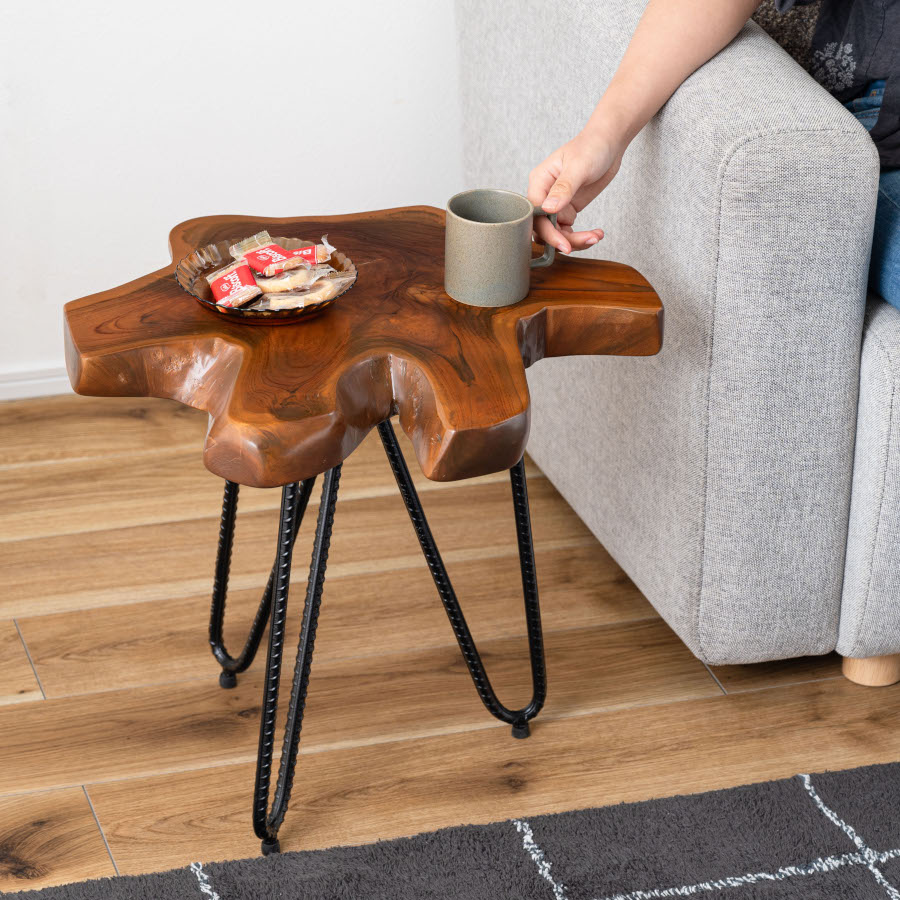 楽天市場】天然木 花台 年輪の通販