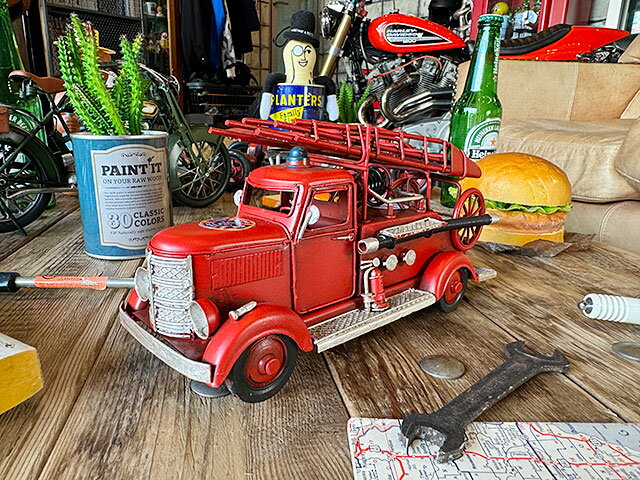 楽天市場】消防車 ブリキの通販