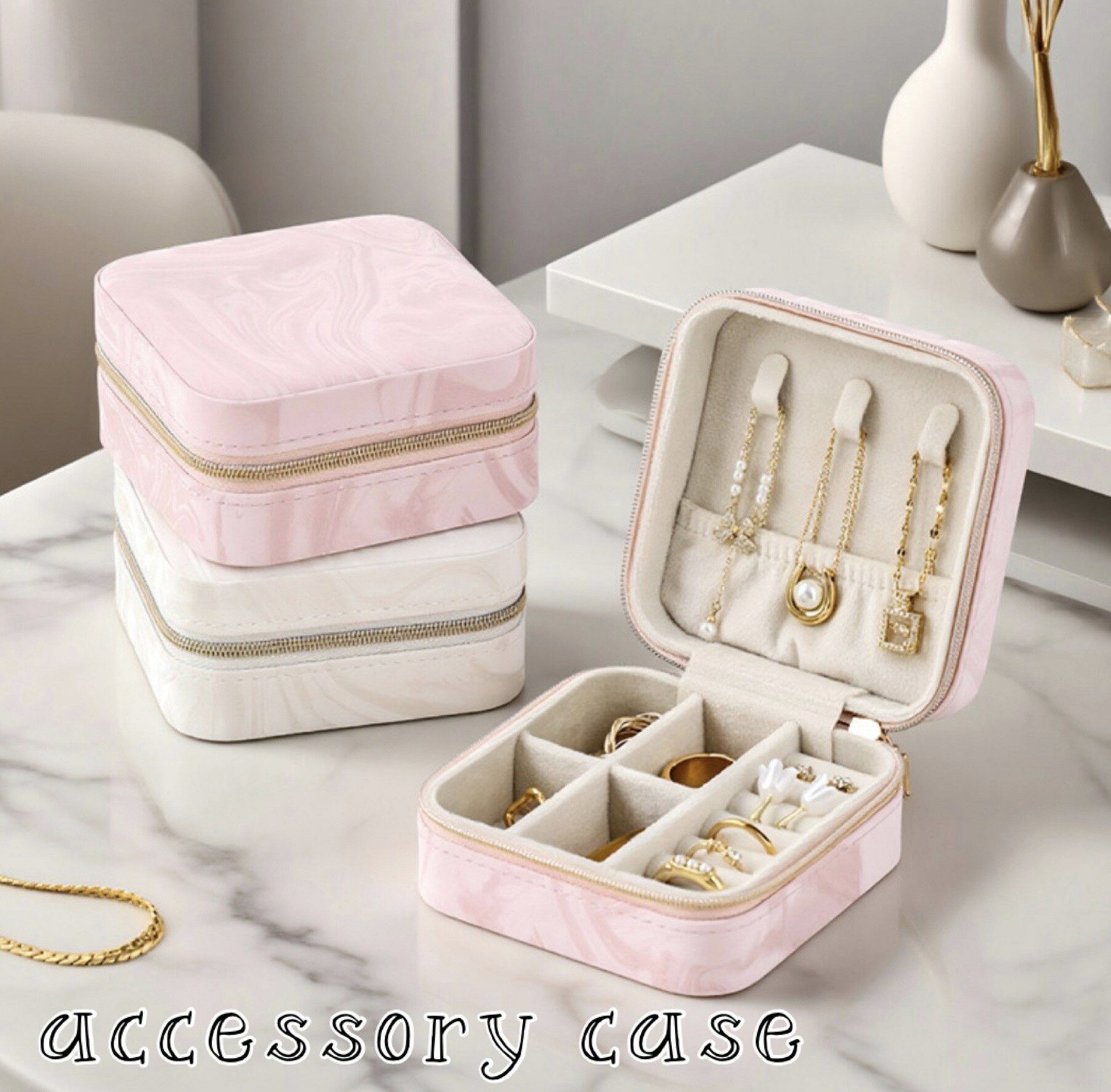 楽天市場】マーブル（収納ボックス・ケース｜ジュエリー・アクセサリー