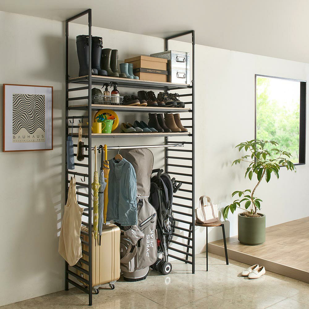 楽天市場】ブルックリン（ハンガーラック・コートハンガー｜本棚