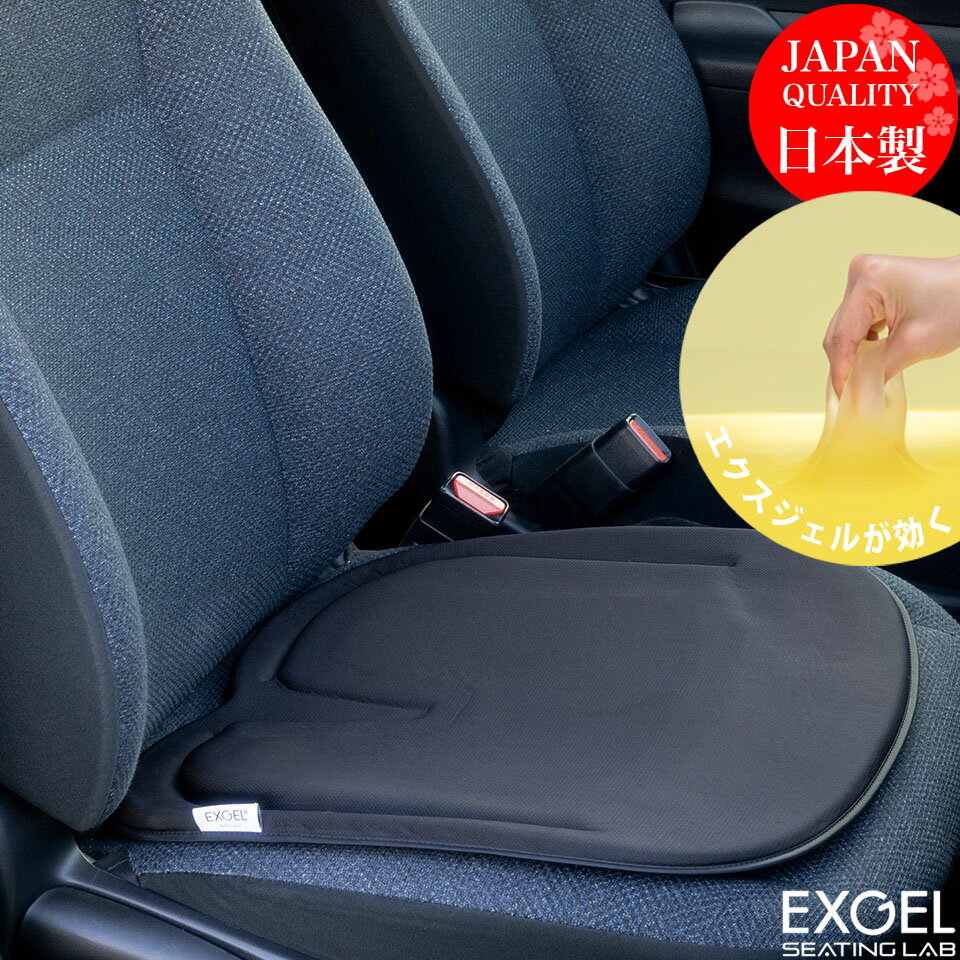 楽天市場】エクスジェル exgel バッククッション シートクッションの通販