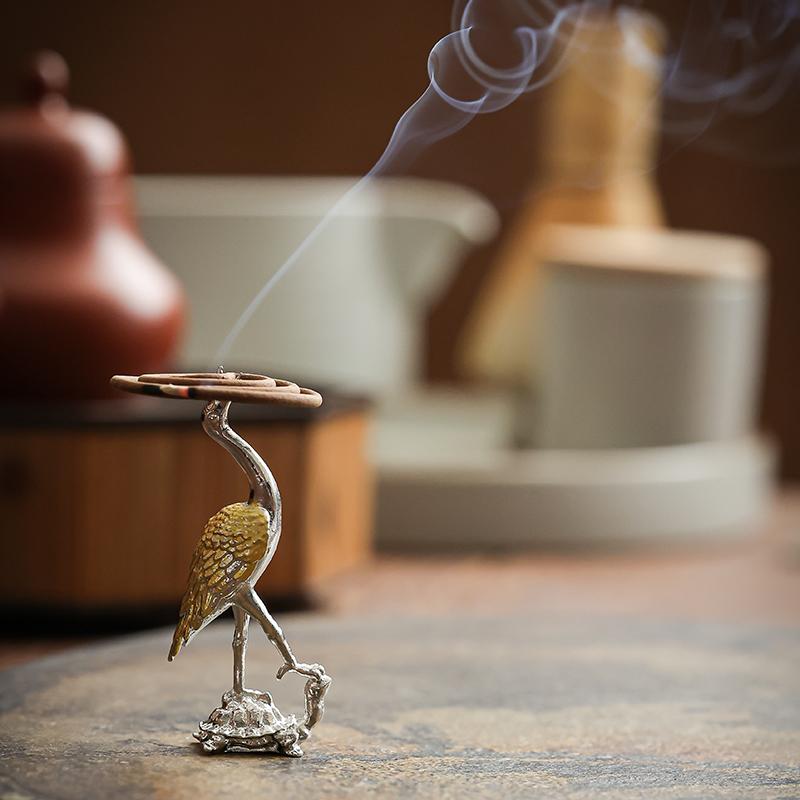 楽天市場】ろうそく立て 鶴亀の通販