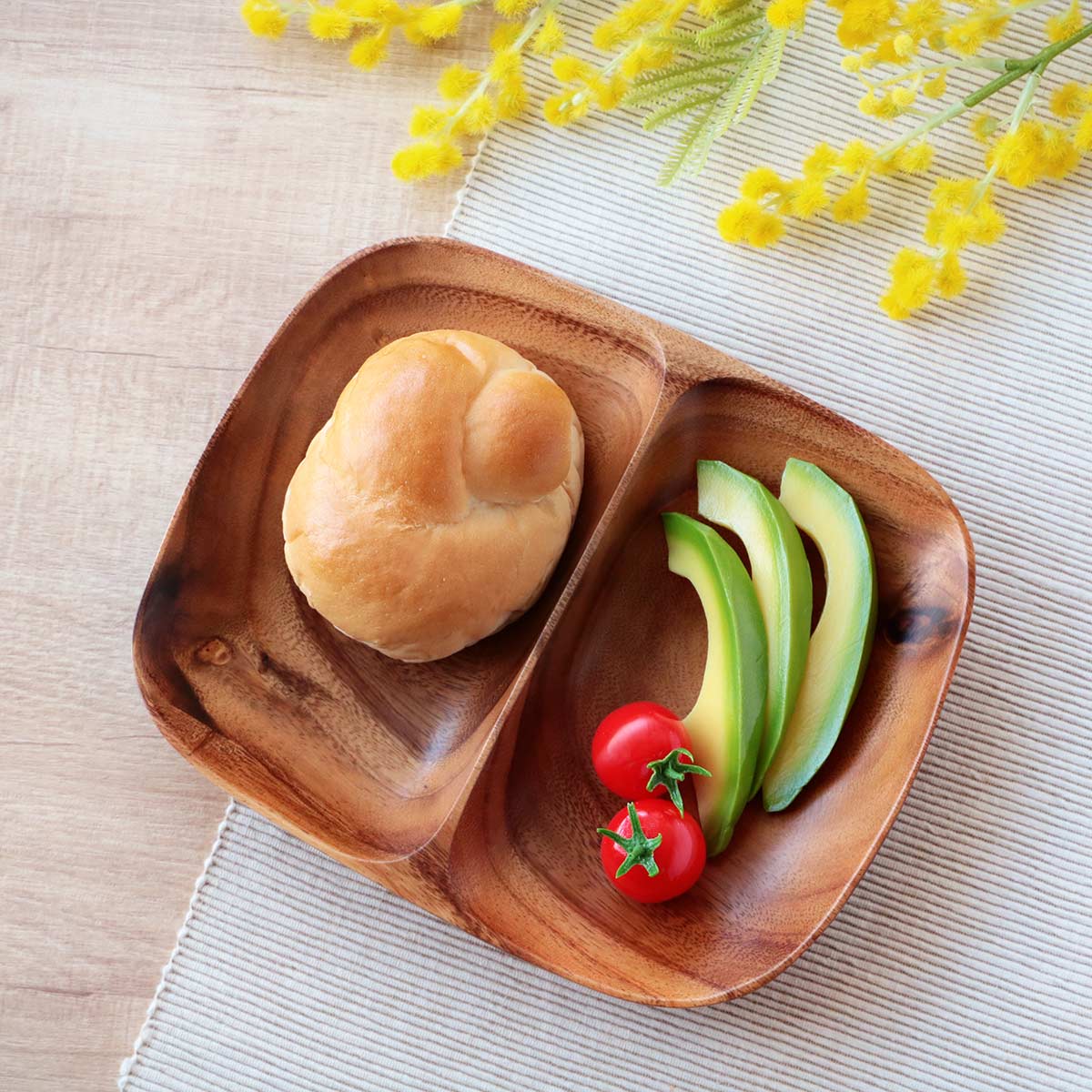 楽天市場】アカシア 食器 セット（ランチプレート・仕切り皿｜食器