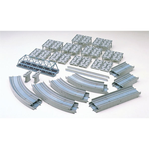 楽天市場】91074 tomix トミックス レールセット 高架複線立体交差