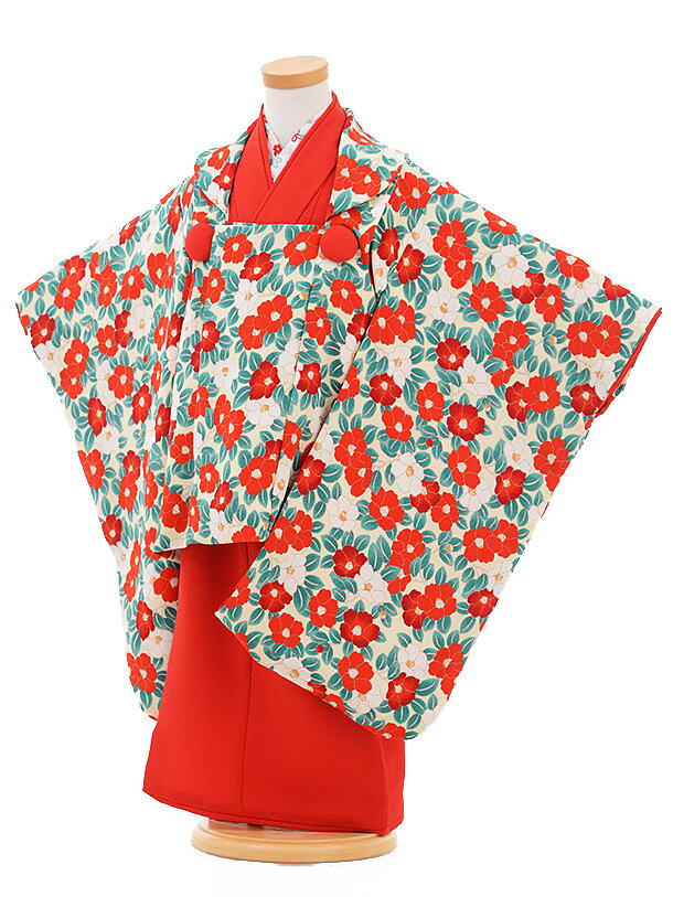 楽天市場】椿（七五三3歳）（着物｜和服）：キッズファッション<キッズ