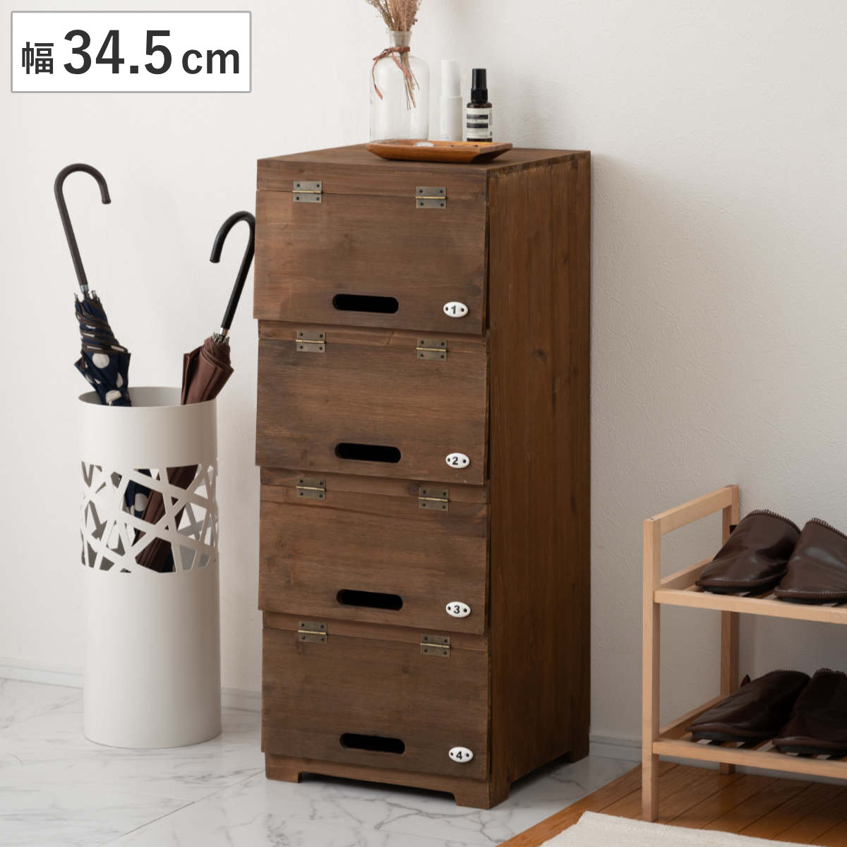 楽天市場】レトロ（下駄箱・シューズボックス｜玄関収納）：収納家具