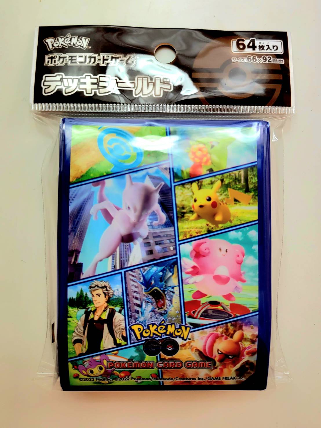 楽天市場】ポケモンカード デッキシールド（カラーブルー