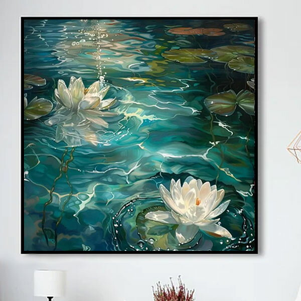 楽天市場】蓮 絵画（日用品雑貨・文房具・手芸）の通販