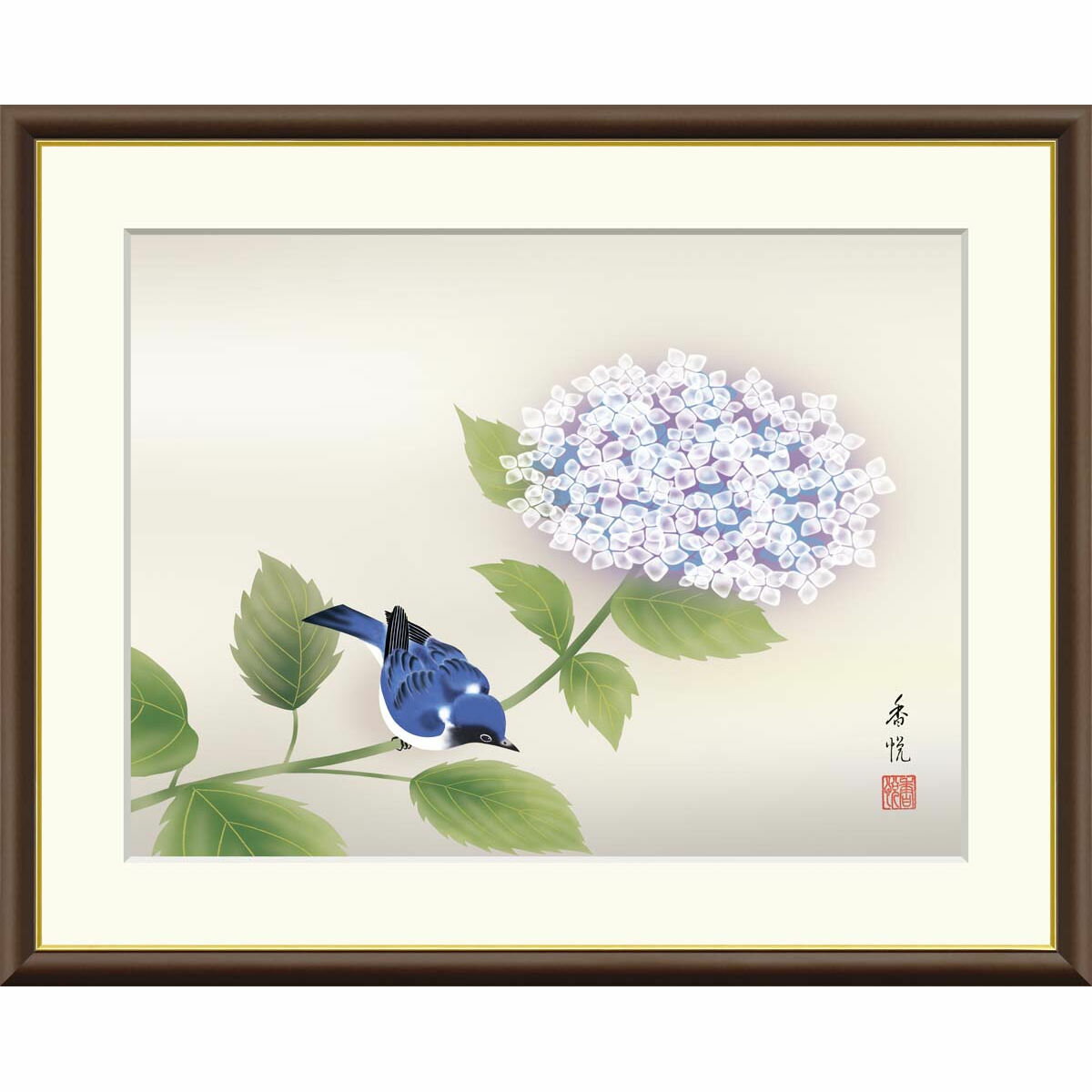 楽天市場】紫陽花 日本画の通販