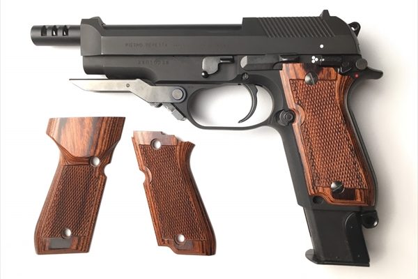 ボーディの自己満足メモ:パンドラアームズ KSC M93R用ウッドグリップ