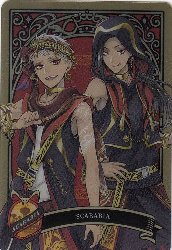 ツイステ スカラビア寮 カリム 式典服 メタルカード メタカ 1000枚