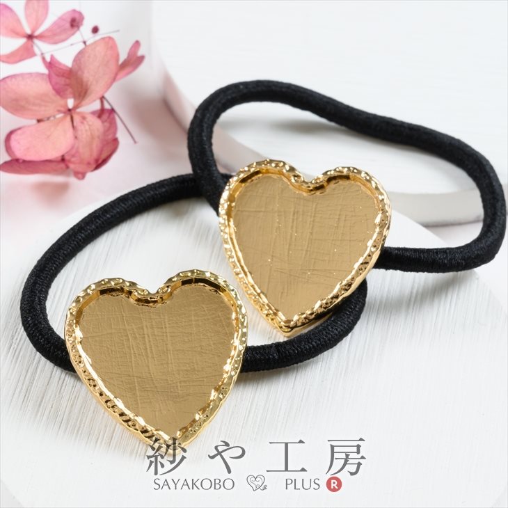 楽天市場】ハート レジン ヘアゴムの通販