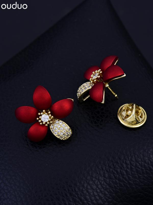 楽天市場】ワインレッド（ブローチ｜レディースジュエリー