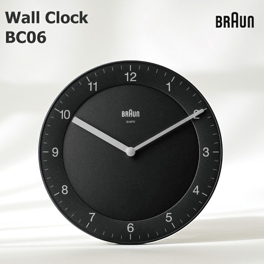 楽天市場】BRAUN 掛け時計 BNC006の通販