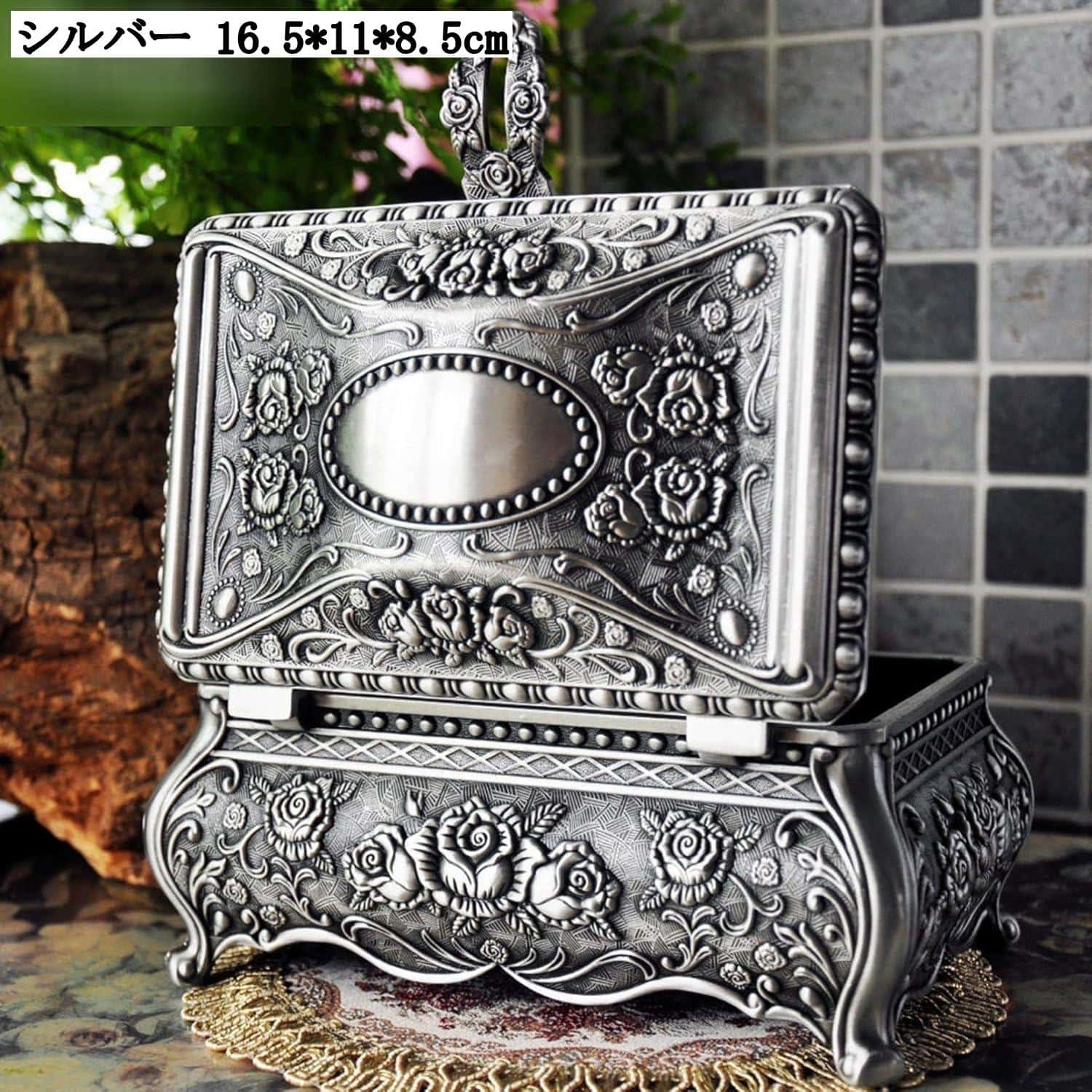 楽天市場】アンティーク シルバー 小物入れの通販