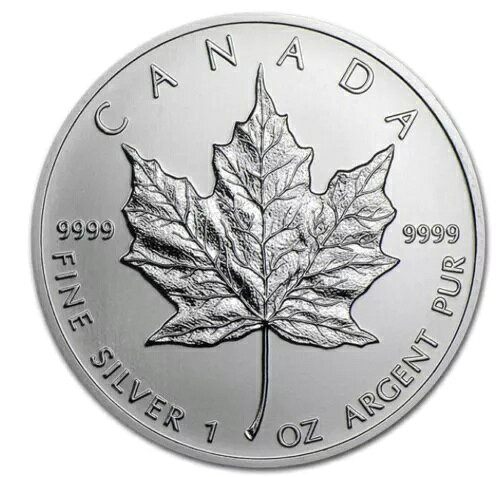 楽天市場】カナダ メイプルリーフ 5ドル銀貨の通販