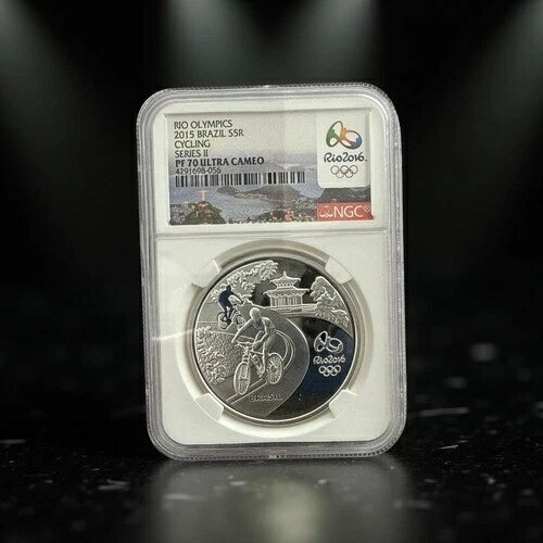 リオオリンピック/公式記念コイン&サイン入りタンブラーセット