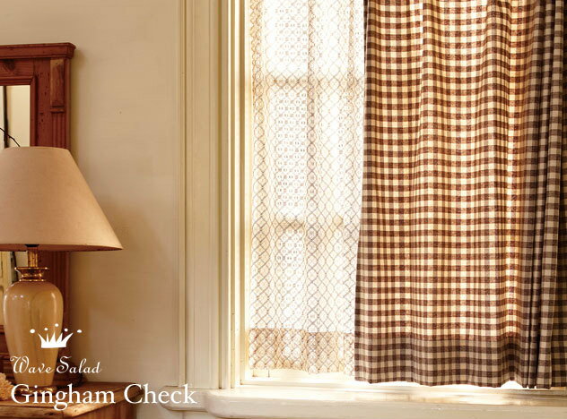 楽天市場】カーテン ギンガムチェックの通販