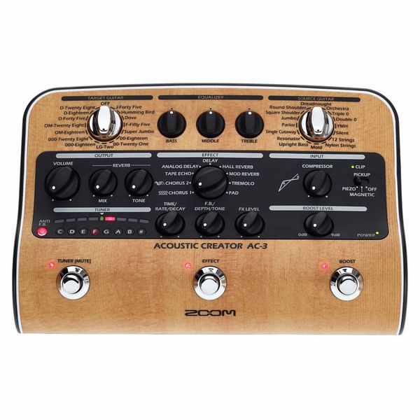Zoom AC3 Acoustic Guitar FX – United States