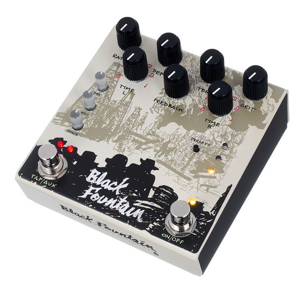 Old Blood Noise Endeavors Black Fountain Stereo Delay CR – United
