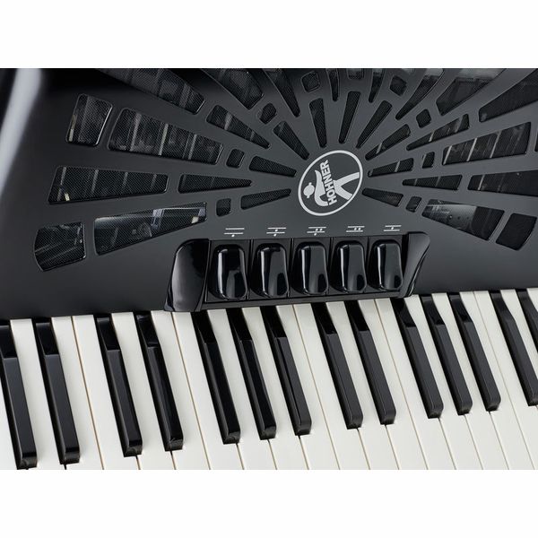 Hohner Bravo III 72 Black silent key – United States