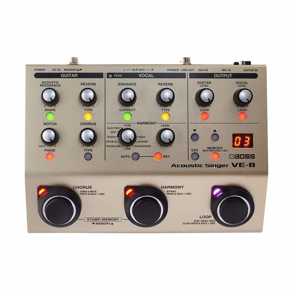 Boss VE-8 Acoustic Singer – United States