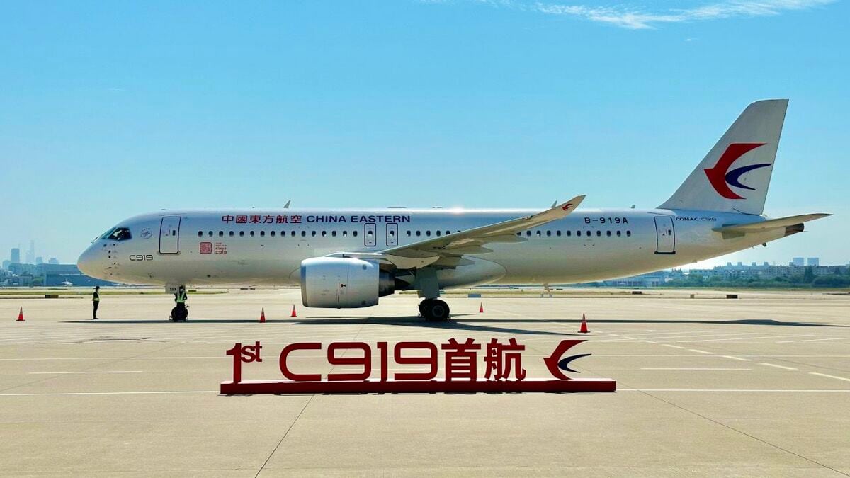 中国の国産旅客機｢C919｣､ついに商用運航を開始 5月末から上海－成都間