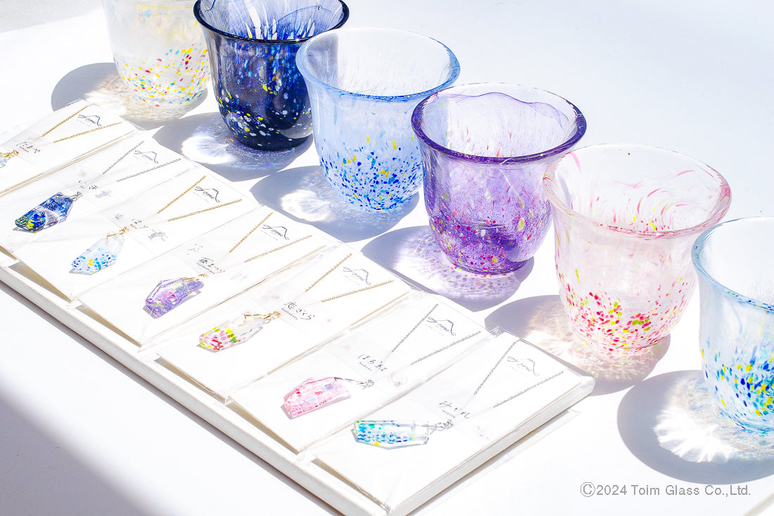 江戸硝子｜うきよのかけら｜ネックレス｜TOMICRAFT(トミクラフト)公式