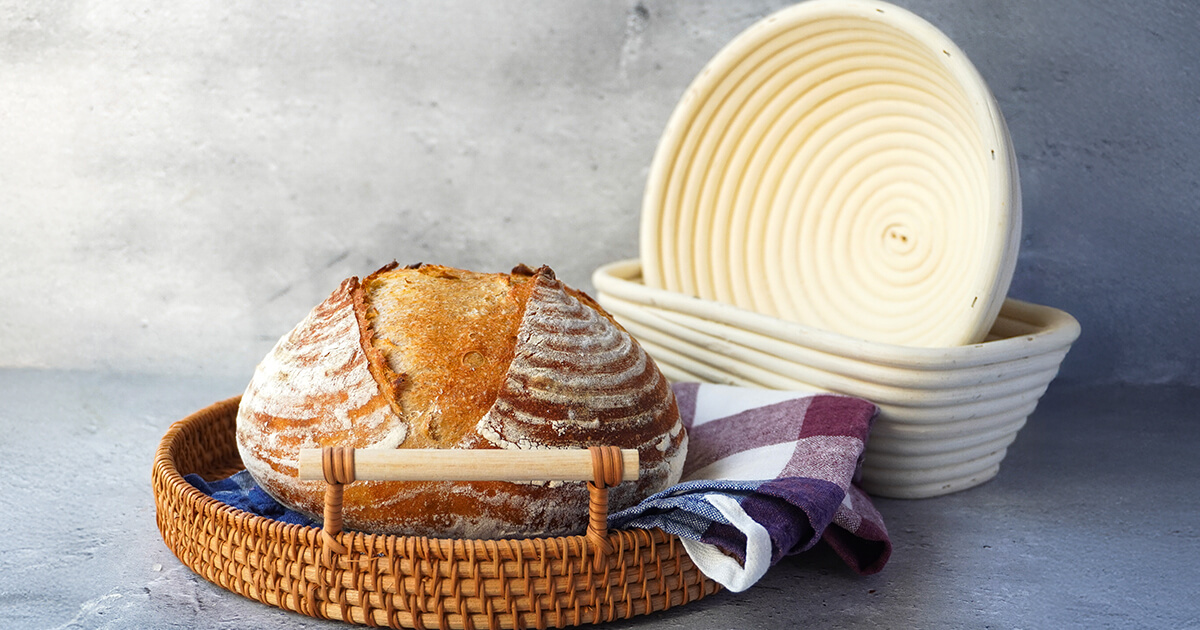 発酵かごとは？ザルで代用できる？カンパーニュで比較実験 | 富澤商店