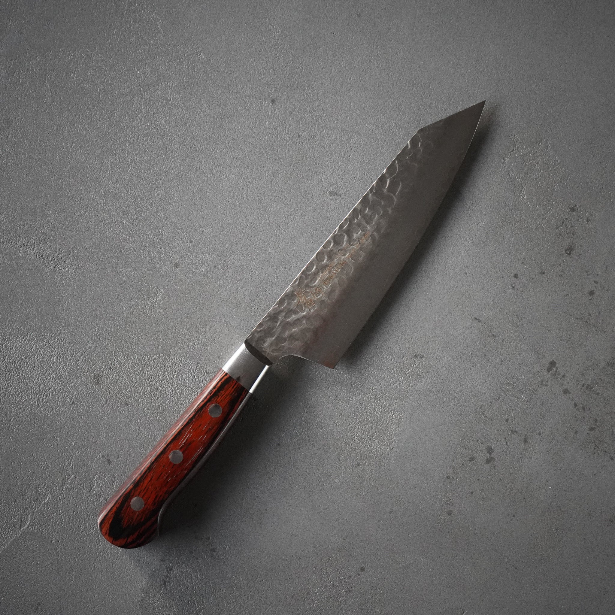 33層ダマスカス 剣型三徳 160mm / 堺孝行- トモエ屋｜厳選された堺孝行