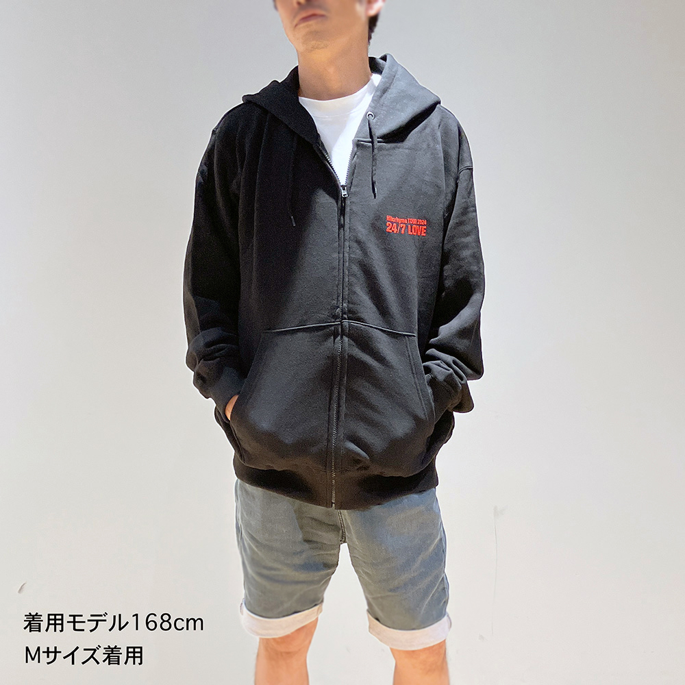 24/7 LOVE ジップパーカー | TOoKA BASE