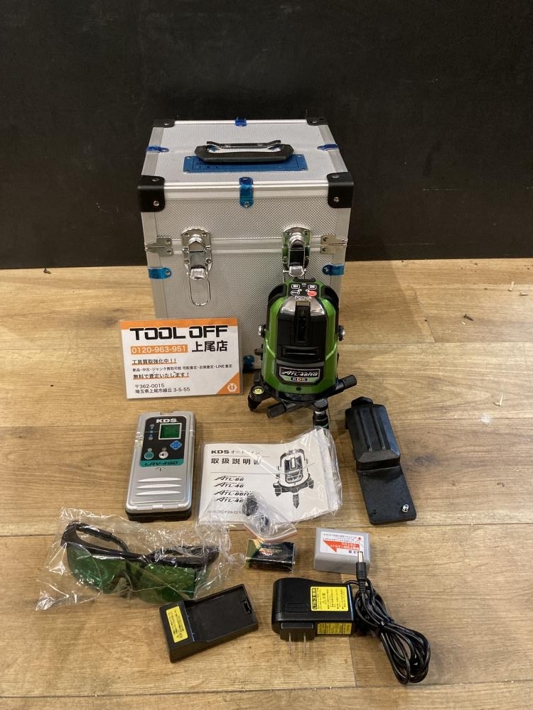 買取実績】KDS ムラテック グリーンレーザー墨出し ATL-46RG 受光器