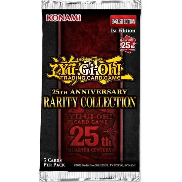 YuGiOh Rarity Collection Booster Box ENGLISH, 24 Packs, 25th
