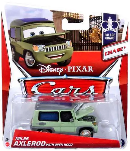 Disney Pixar Cars Series 3 Miles Axlerod with Open Hood 155