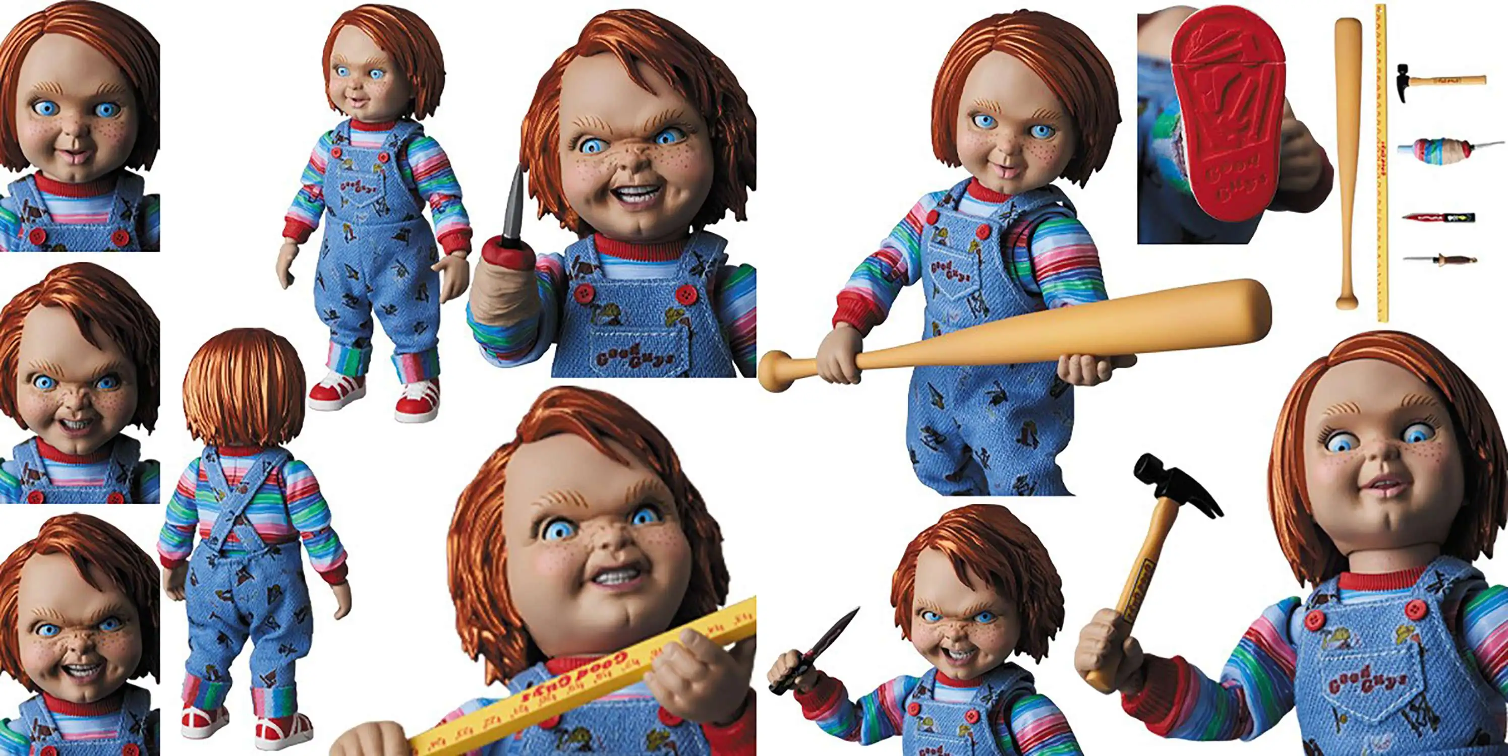 Childs Play 2 MAFEX Chucky 5.1 Action Figure Good Guy Doll Medicom