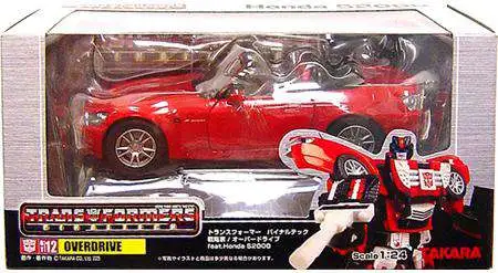 Transformers Japanese Binaltech Honda S2000 Overdrive Action