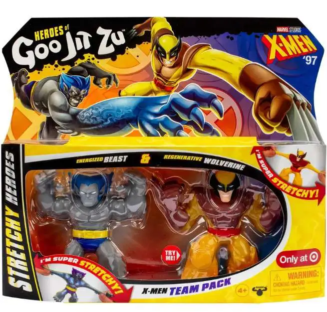 Heroes of Goo Jit Zu Marvel X-Men 97 Team Pack Energized Beast