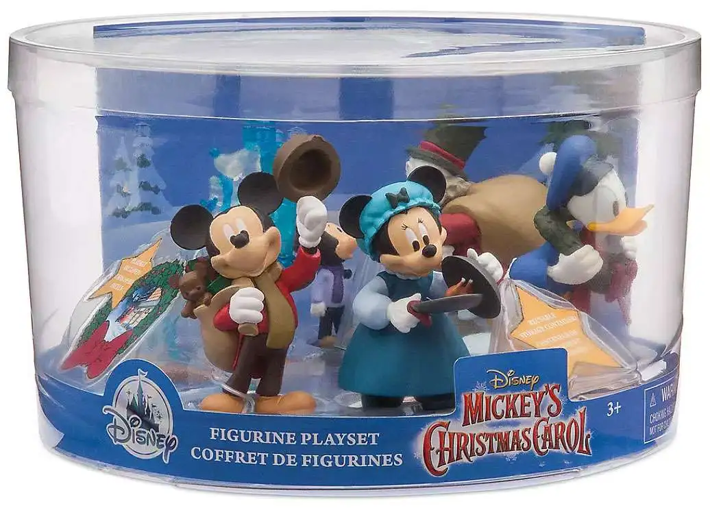 Disney 2019 Mickeys Christmas Carol Exclusive 6-Piece PVC Figure