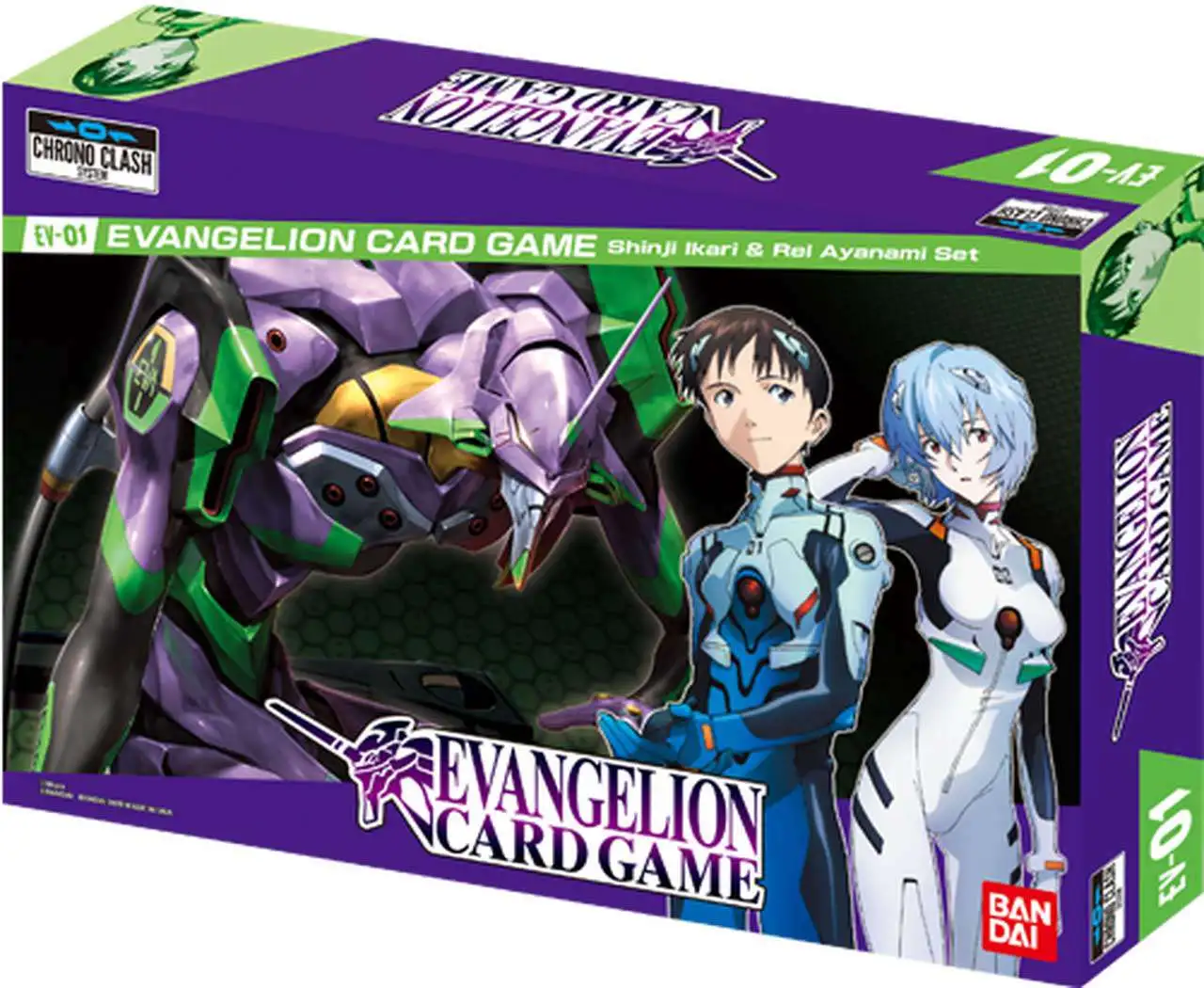Evangelion Evangelion Card Game Shinji Ikari Rei Ayanami Set EV-01