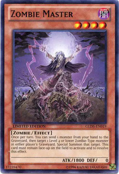 YuGiOh Gold Series 5 Haunted Mine Single Card Common Zombie Master