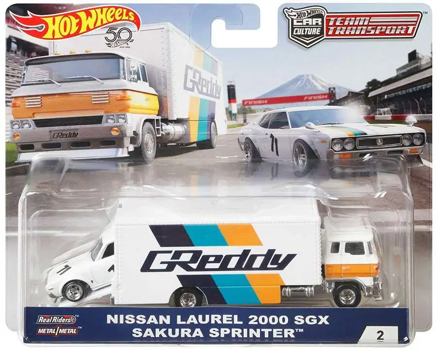 Hot Wheels Car Culture Team Transport Nissan Laurel 2000 SGX